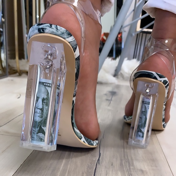 "Motivation" Transparent Heels - Picture 5 of 8